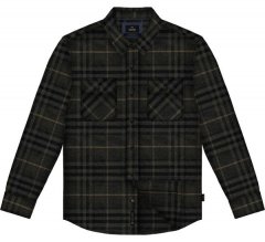 Double Outfitters GS-5233 Flanellskjorte Svart/Grå