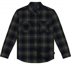 Double Outfitters GS-5233 Flanellskjorte Oliven/Blå