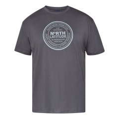 North Latitude T-Shirt Grå/Koksgrå