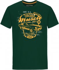 Motley Denim Newport T-shirt Racing Green