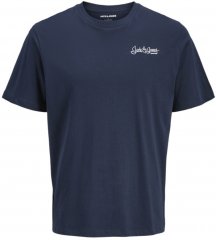 Jack & Jones Yuki Back Print Crew Neck T-Shirt Sky Captain