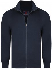 Kam Jeans Full-Zip Genser Mørkeblå