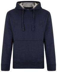 Kam Jeans Crew Neck Hettegenser Mørkeblå