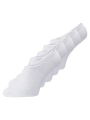 Jack & Jones Basic Ankelsokker Hvit 5-pakning