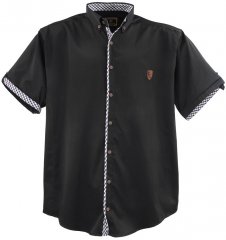 Lavecchia 9003A Short sleeve Shirt Dark Black