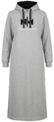 Nora Mikken MARI Maxi Hoodie Dress Grey