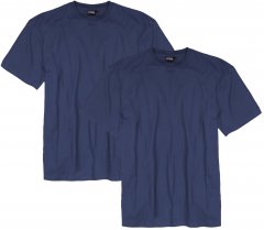 Adamo Marlon Comfort fit 2-pack T-shirt Denim Blue