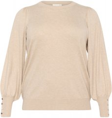 Kaffe Curve Lizzy Langermet genser Beige