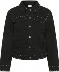 Kaffe Curve Brenn Twill Jacket Washed Black