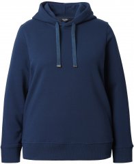 Ulla Popken Relaxed Fit Long Sleeve Hoodie Navy