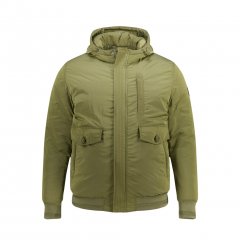 STHUGE Bomber Jacket With Hood Green
