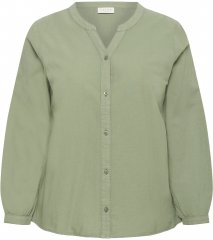 Kaffe Curve Nana Langermet skjorte Grønn