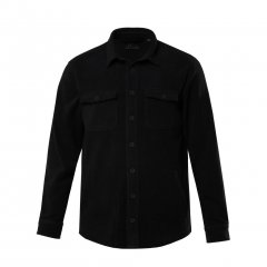 JP1880 Overshirt Fleece Long Sleeve Black TALL