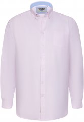 D555 Richard Langermet Oxfordskjorte TALL Rosa