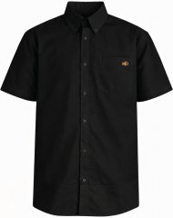 Motley Denim Zagreb Kortermet Skjorte Svart