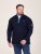 D555 Conway 2 1/4 Zip Neck Fleece Sweatshirt With Bear Logo Mørkeblå - Gensere og hettegensere - Store hettegensere - 2XL-14XL