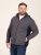 D555 Conrad Detachable Hood Bonded Fleece Zip Through Hoody Mørkeblå - Gensere og hettegensere - Store hettegensere - 2XL-14XL