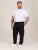 D555 Dexter 1 Cargo Jogger With Bear Embroidery TALL Svart - TALL sweatbukser - TALL joggebukser med ekstra lengde