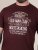 D555 Baldwin Grumpy Old Man Club Print Crew Neck T-shirt Burgundy/ Black Twist - T-skjorter - Store T-skjorter - 2XL-14XL