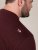 D555 Baldwin Grumpy Old Man Club Print Crew Neck T-shirt Burgundy/ Black Twist - T-skjorter - Store T-skjorter - 2XL-14XL