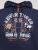 D555 Hector Adventurer Printed Zip Through Hoody Mørkeblå - Gensere og hettegensere - Store hettegensere - 2XL-14XL