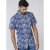 D555 Sheldon Hawaii Shirt Navy - Skjorter - Store skjorter - 2XL-8XL