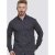 D555 Babworth Long Sleeve Shirt Navy - Skjorter - Store skjorter - 2XL-8XL