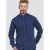 D555 Bainton Long Sleeve Shirt Navy - Skjorter - Store skjorter - 2XL-8XL
