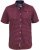 D555 Hillcrest S/S Micro Ao Print Shirt Burgundy - Skjorter - Store skjorter - 2XL-8XL
