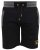 D555 Sutton Elasticated Waist Shorts With Embroidery Black - Sweatbukser og-shorts - Sweatbukser og Sweatshorts 2XL-12XL