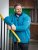D555 Conway 1 1/4 Zip Neck Fleece Sweatshirt With Bear Logo Teal - Gensere og hettegensere - Store hettegensere - 2XL-14XL