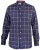 D555 Townsville Check Button Down Collar Shirt Navy - Skjorter - Store skjorter - 2XL-8XL