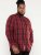 D555 Benalla Check Long Sleeve Button Down Shirt - Skjorter - Store skjorter - 2XL-8XL
