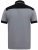D555 Prinstead Pique Polo Shirt Grey - Polo- & Piqueskjorter - Poloskjorte i store størrelser - 2XL-8XL