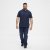 North Latitude Polo Navy Blue - Polo- & piqueskjorter - Poloskjorte i store størrelser - 2XL-8XL