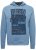 Blend Hoodie 4285 Copen Blue - Gensere og hettegensere - Store hettegensere - 2XL-14XL