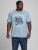 Jack & Jones JJMOON T-shirt Faded Denim - T-skjorter - Store T-skjorter - 2XL-14XL