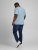 Jack & Jones JJMOON T-shirt Faded Denim - T-skjorter - Store T-skjorter - 2XL-14XL