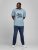 Jack & Jones JJMOON T-shirt Faded Denim - T-skjorter - Store T-skjorter - 2XL-14XL