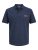 Jack & Jones Rush piketrøye 2-pakning svart/mørkeblå - Polo- & piqueskjorter - Poloskjorte i store størrelser - 2XL-8XL