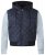 D555 Willie Hooded Quilted Jacket with Fleece sleeves - Jakker - Store jakker - 2XL-12XL