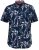 D555 FINLEY Hawaiian AO Print Shirt Navy - Skjorter - Store skjorter - 2XL-8XL