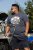 D555 COOK Trio Of Skulls Printed Crew Neck T-Shirt Slate Blue - T-skjorter - Store T-skjorter - 2XL-14XL
