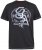 D555 CORTEX California Snake Printed Crew Neck T-Shirt Washed Black - T-skjorter - Store T-skjorter - 2XL-14XL
