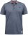 D555 GIBRALTAR Pique Polo Blue - Polo- & piqueskjorter - Poloskjorte i store størrelser - 2XL-8XL