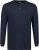Adamo Sven Regular fit Serafino Long sleeve T-shirt Navy - T-skjorter - Store T-skjorter - 2XL-14XL