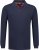 Adamo Peter Comfort fit Long sleeve Polo Navy - Polo- & piqueskjorter - Poloskjorte i store størrelser - 2XL-8XL
