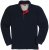 Adamo Peter Comfort fit Long sleeve Polo Navy - Polo- & piqueskjorter - Poloskjorte i store størrelser - 2XL-8XL