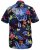 D555 TOBY Multi Colour Hawaiian AO Print Shirt - Skjorter - Store skjorter - 2XL-8XL