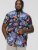 D555 TOBY Multi Colour Hawaiian AO Print Shirt - Skjorter - Store skjorter - 2XL-8XL